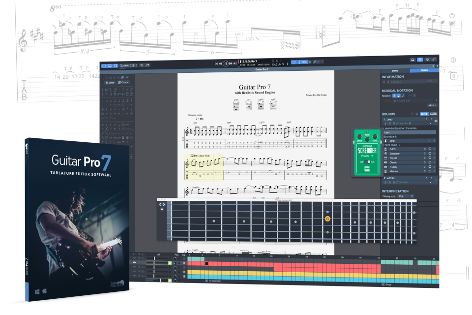 screenshot of Guitar Pro